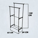 Cabideiro Multiuso com Lugar para Sapatos