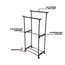 Cabideiro Multiuso com Lugar para Sapatos