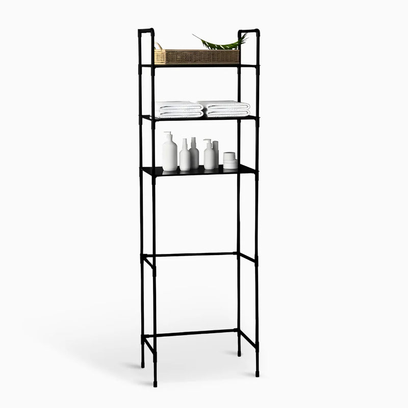 Prateleira Organizadora para Banheiro sobre Vaso – 3 Níveis com Design Ajustável