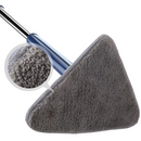 Mop de Limpeza Giratório 360° Triangular – Alcança Cantos e Frestas com Microfibra