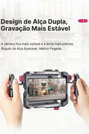 Suporte Gaiola Vídeo Vlog Celular Ulanzi Lino Alça Dupla Ajustável Universal - Estabilizador Rig Profissional para Celular iPhone e Android