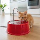 Fonte Bebedouro Automática Joy Furacão Pet 1,5L Bivolt – Vermelha com Bico Inox