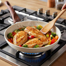 Frigideira Master Ceramic 24cm Bege Marmorizada – Indução e Antiaderente Premium