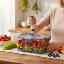 Pote Hermético 2 Litros com Bomba de Vácuo – Máxima Conservação e Frescor