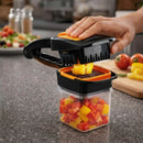 Cortador de Vegetais Multifuncional 7 Peças – Praticidade e Rapidez na Cozinha